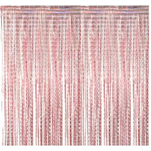 Meidding Green Foil Metallic Photo Booth Prop - 2 Pack Party Backdrop