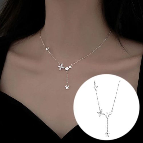 Ventfille Silver Asymmetric Heart Necklace - Elegant Party Jewellery