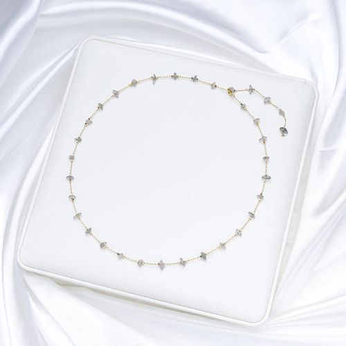 Lina Jw Adjustable Stone Necklace - Handmade Fashion Accessory