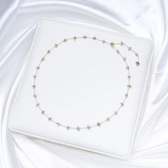 Lina Jw Adjustable Stone Necklace - Handmade Fashion Accessory
