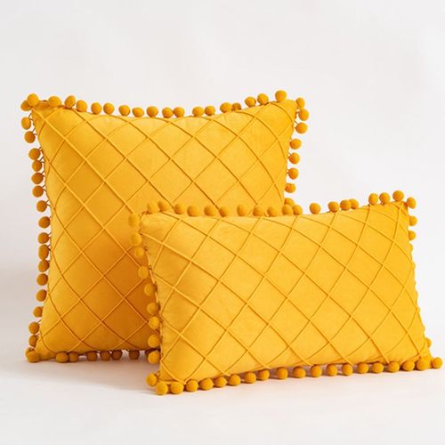 Inyahome Microfiber Cushion Cover - Soft Texture for Home Decor