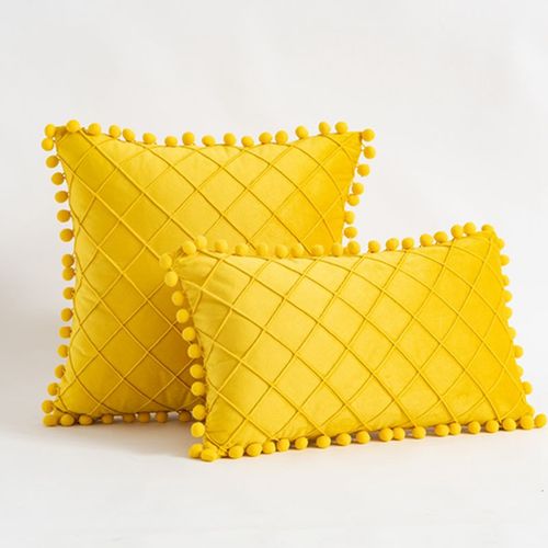 Inyahome Microfiber Cushion Cover - Soft Texture for Home Decor