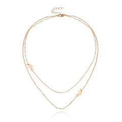 Elegant Zinc Alloy Chain Necklace - Fashionable Pendant Accessory