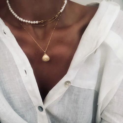 YWZIXLN Classic Round Crystal Pendant Necklace - Elegant Accessory
