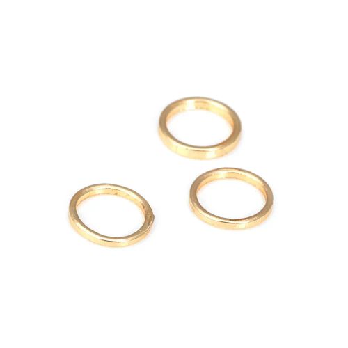 Rosediy Brass Jump Rings - Durable & Stylish Jewelry Findings - 18K Gold Color / 4MM 50PCS