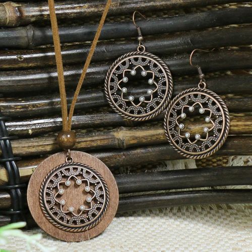 Vintage Necklace & Earrings Set - Elegant Fashion Jewellery