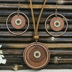 Vintage Necklace & Earrings Set - Elegant Fashion Jewellery