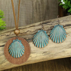 Vintage Necklace & Earrings Set - Elegant Fashion Jewellery