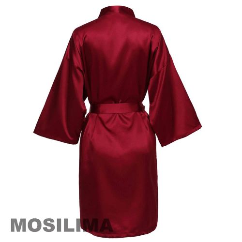 Elegant Kimono Satin Bathrobe for Bridesmaid - Stylish Comfort for Weddings