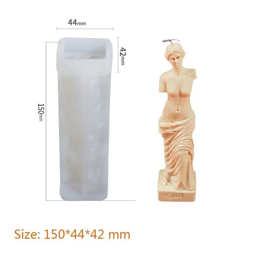 Flexible Non-Stick Silicone Candle Mould - Durable Human Figure Design - Venus