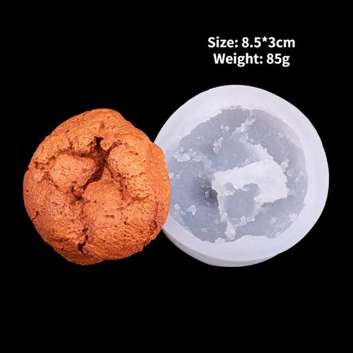Simulated Bread Candle Silicone Mold Creative French Snack Croissant Design DIY Art Soap Aromatherapy Candle Making