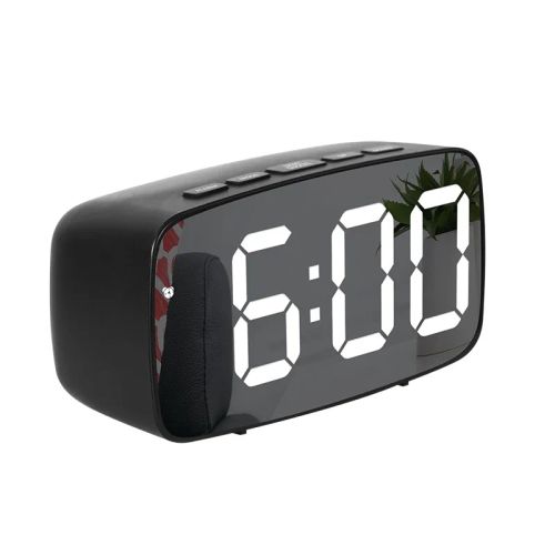 Amuixui Digital Alarm Clock with LED Display & 5 Smart Modes