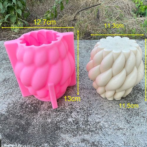 Rotating 3D Raindrops Silicone Mold for DIY Crafts and Home Decor