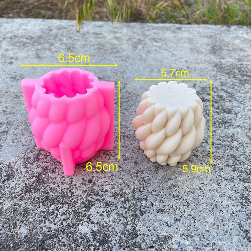Rotating 3D Raindrops Silicone Mold for DIY Crafts and Home Decor - Small