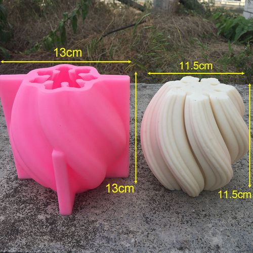 Rotating 3D Raindrops Silicone Mold for DIY Crafts and Home Decor