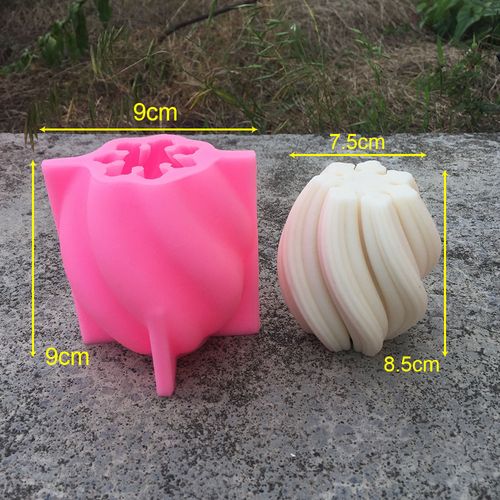 Rotating 3D Raindrops Silicone Mold for DIY Crafts and Home Decor - Mid B