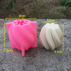 Rotating 3D Raindrops Silicone Mold for DIY Crafts and Home Decor