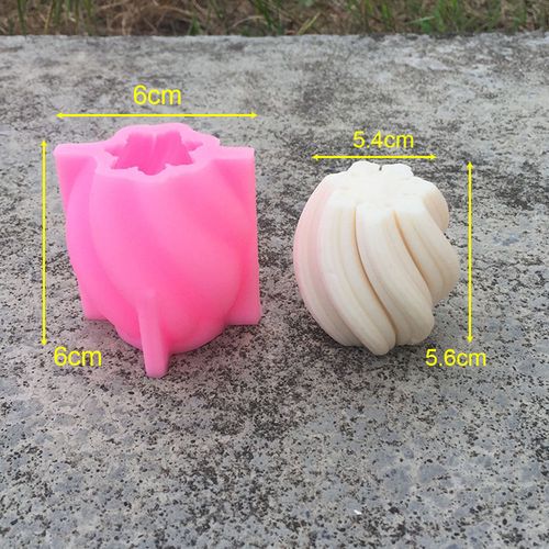 Rotating 3D Raindrops Silicone Mold for DIY Crafts and Home Decor