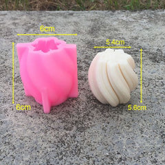 Rotating 3D Raindrops Silicone Mold for DIY Crafts and Home Decor