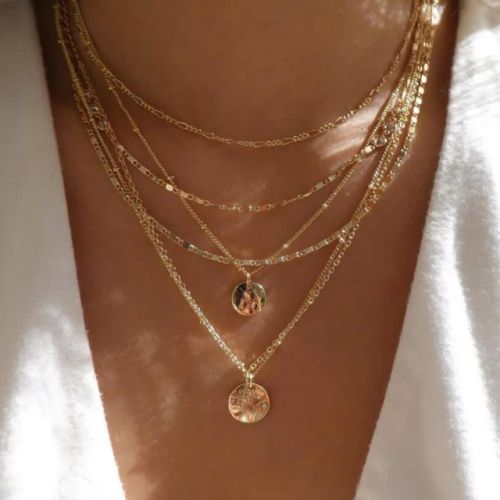 YWZIXLN Crystal Star Pendant Necklace - Elegant Fashion Accessory