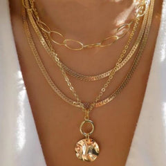 YWZIXLN Crystal Star Pendant Necklace - Elegant Fashion Accessory