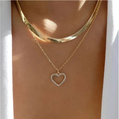 YWZIXLN Crystal Star Pendant Necklace - Elegant Fashion Accessory