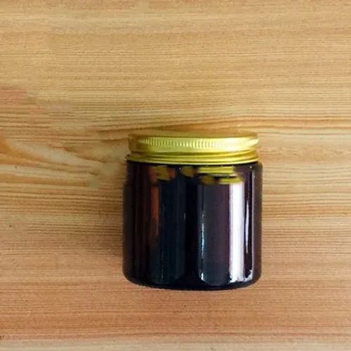 6pcs Amber Glass Candle Jars - Durable DIY Storage for Aromatherapy