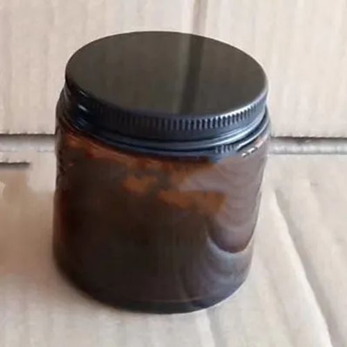6pcs Amber Glass Candle Jars - Durable DIY Storage for Aromatherapy