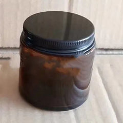 6pcs Amber Glass Candle Jars - Durable DIY Storage for Aromatherapy
