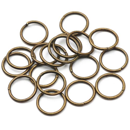 Laudsong Metal Open Jump Rings - DIY Jewellery Findings - 3-16mm Split Rings