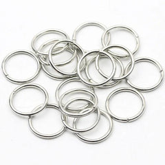 Laudsong Metal Open Jump Rings - DIY Jewellery Findings - 3-16mm Split Rings