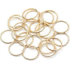 Laudsong Metal Open Jump Rings - DIY Jewellery Findings - 3-16mm Split Rings