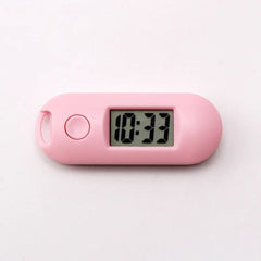 Compact Mini Alarm Clock with Backlight - Portable Timepiece for Travel