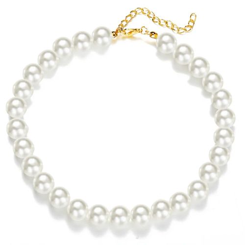 Bohemian Multilayer Pearl Necklace - Trendy Geometric Fashion