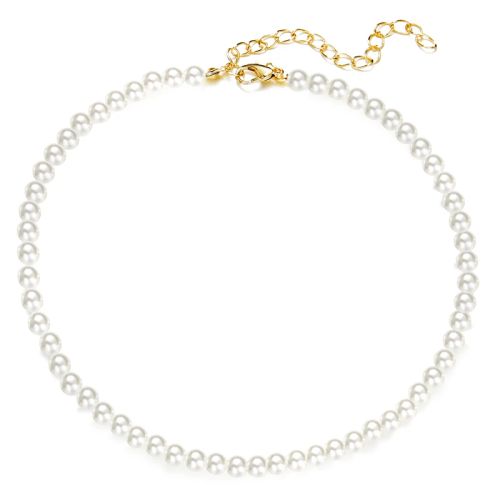 Bohemian Multilayer Pearl Necklace - Trendy Geometric Fashion
