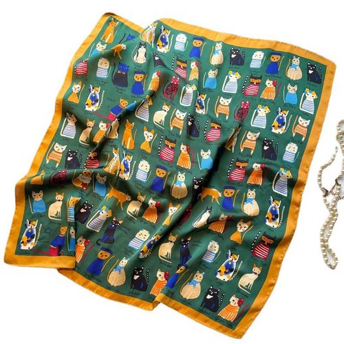 SENAIFEI Fashion Floral Print Scarf - Lightweight Stylish Accessory - 40