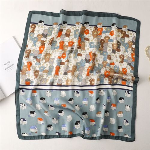 SENAIFEI Fashion Floral Print Scarf - Lightweight Stylish Accessory