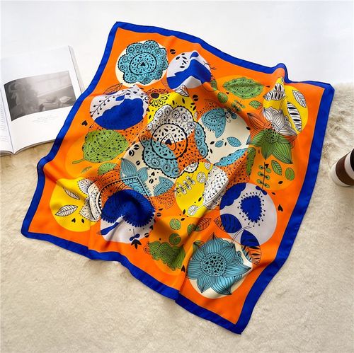 SENAIFEI Fashion Floral Print Scarf - Lightweight Stylish Accessory - 59