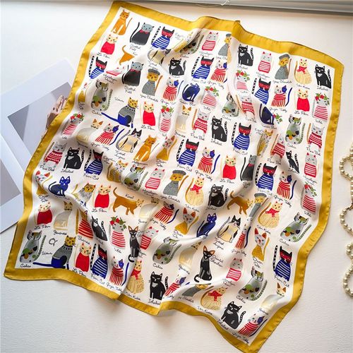 SENAIFEI Fashion Floral Print Scarf - Lightweight Stylish Accessory - 46