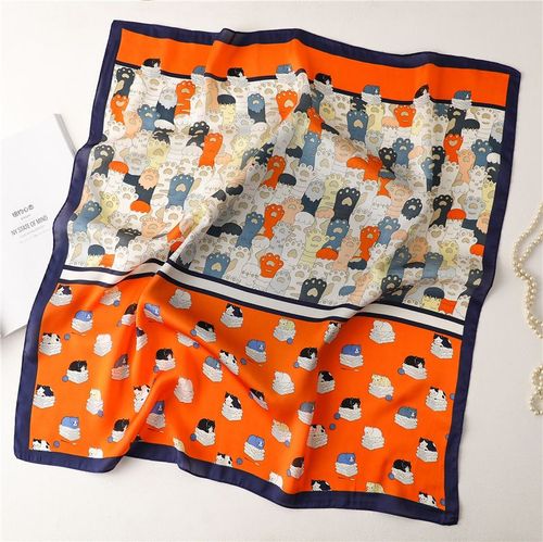 SENAIFEI Fashion Floral Print Scarf - Lightweight Stylish Accessory - 70