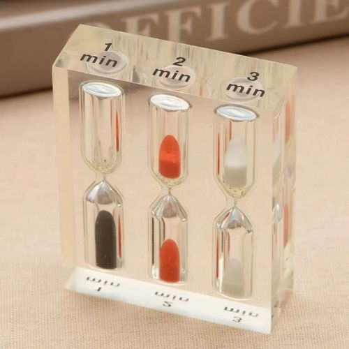 Colourful Acrylic Hourglass Timer - Creative Home Decor & Gift Item - 1 2 3time