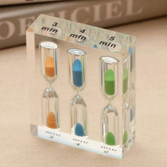 Colourful Acrylic Hourglass Timer - Creative Home Decor & Gift Item