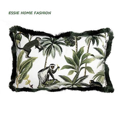 ESSIE HOME Velvet Cushion Cover - Stylish Animal Print - 45x45cm