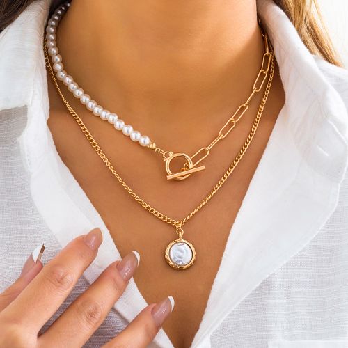 Ingemark Elegant Pearl Pendant Necklace - Perfect Charm Accessory