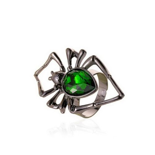 Rinhoo Gothic Spider Rings - Trendy Halloween Costume Accessories