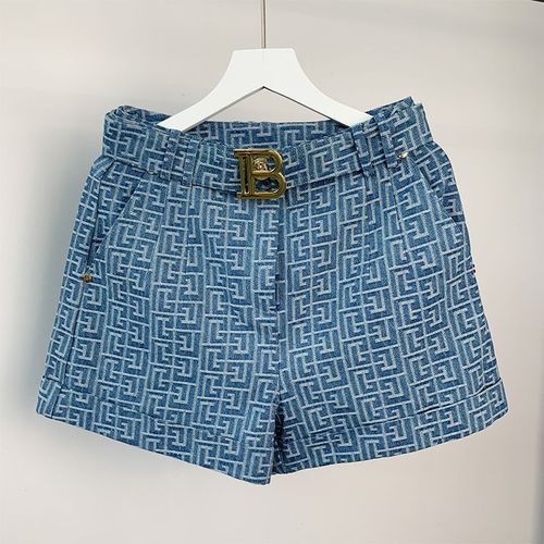MEIDEPIN Geometric Cotton Shorts - Comfortable Casual Style