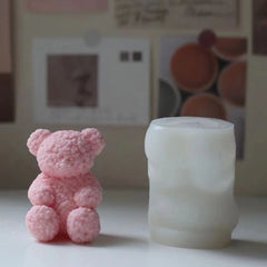 Aflorecer Silicone Bear Candle Mold - Create Adorable Decorative Candles - as per pictures