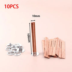 Wooden Candle Wicks - Natural High-Quality Supply for DIY Projects