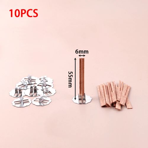 Wooden Candle Wicks - Natural High-Quality Supply for DIY Projects - 0.6x5.5 cm-2