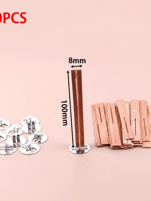 Wooden Candle Wicks - Natural High-Quality Supply for DIY Projects